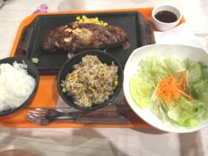 さすが美味～いきなりステーキ初食！